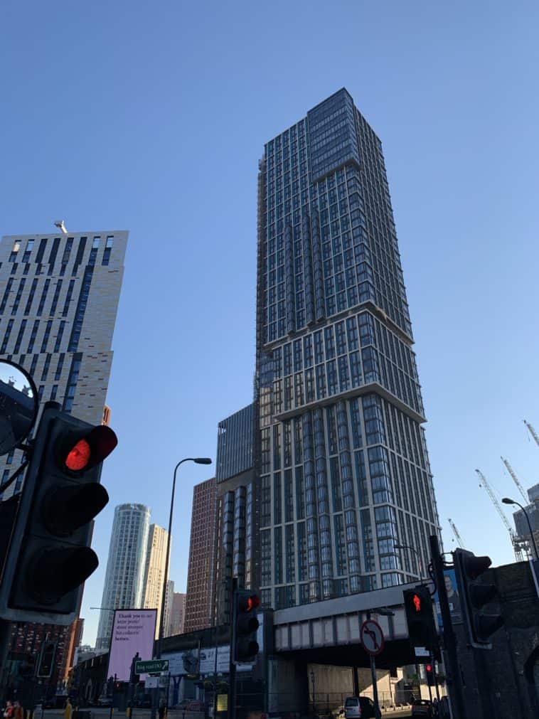 Construction Progress in Vauxhall Apartology